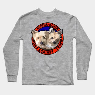 DOGS AGAINST TRUMP - AGATHA & ALVIN Long Sleeve T-Shirt